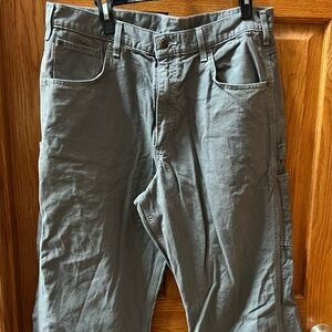 Men’s carhardt grey loose fit carpenter pants
